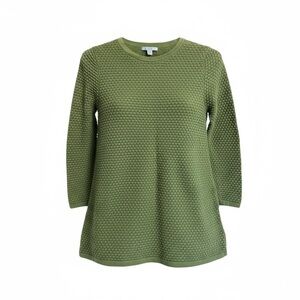 COS Olive Green Bubble Dot Sweater XS